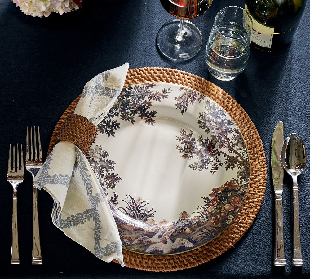Kravet Folly Scenic Stoneware Dinner Plates - Set of 4 | Pottery Barn (US)