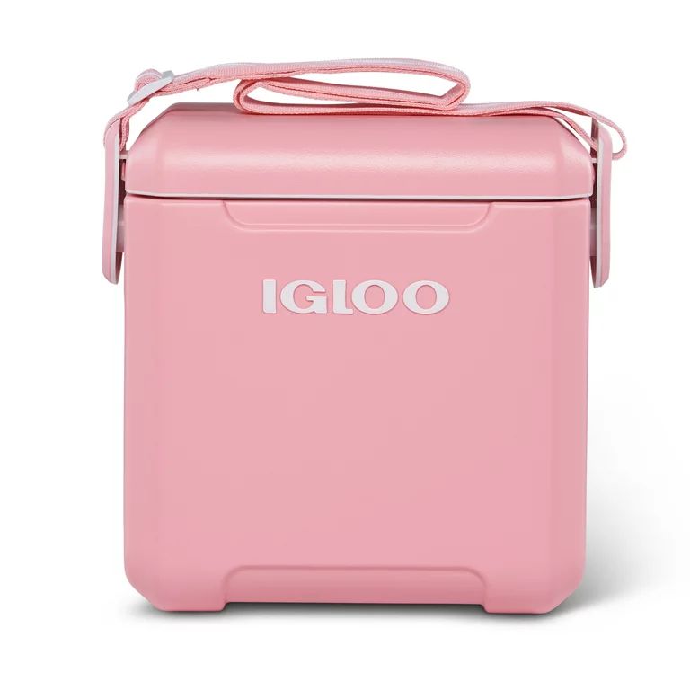 Igloo 11 QT Tag-a-Long Hard Sided Cooler, Blush, 14 Can Capacity | Walmart (US)