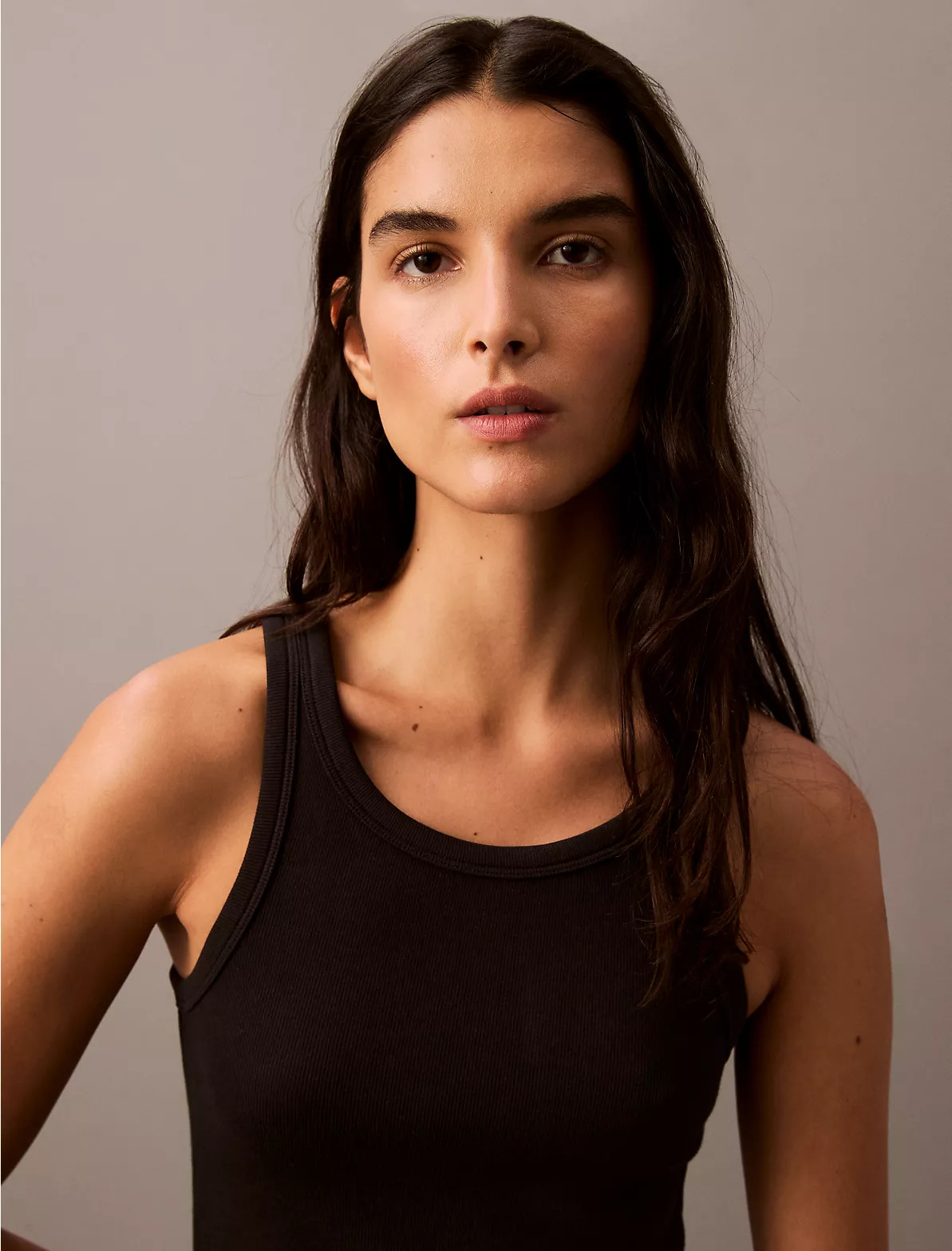 Cotton Contour Rib Tank Dress | Calvin Klein (US)