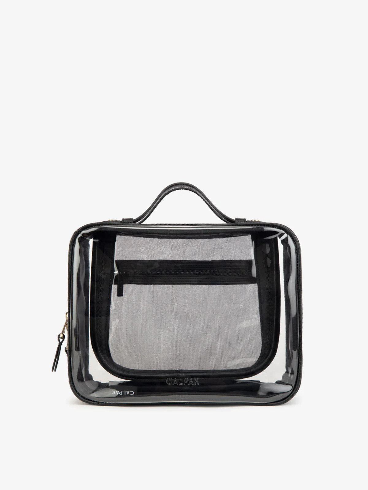 Large Clear Cosmetics Case in Mocha | CALPAK