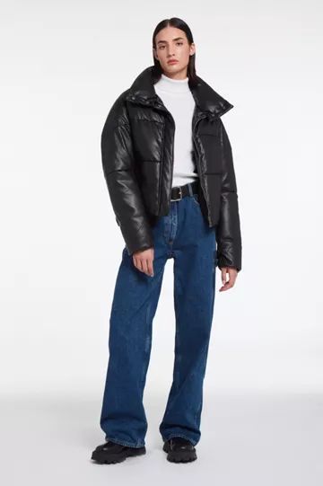 APPARIS Jemma Vegan Leather Puffer Jacket | Urban Outfitters (US and RoW)