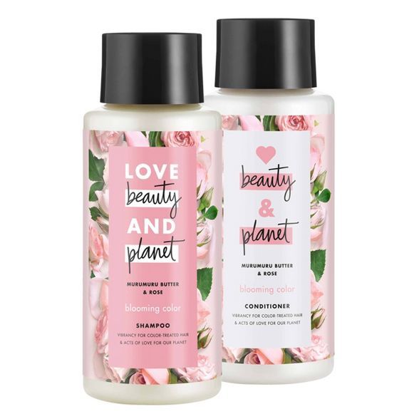 Love Beauty and Planet Muru Muru and Rose Shampoo and Conditioner - 2pk/13.5 fl oz | Target