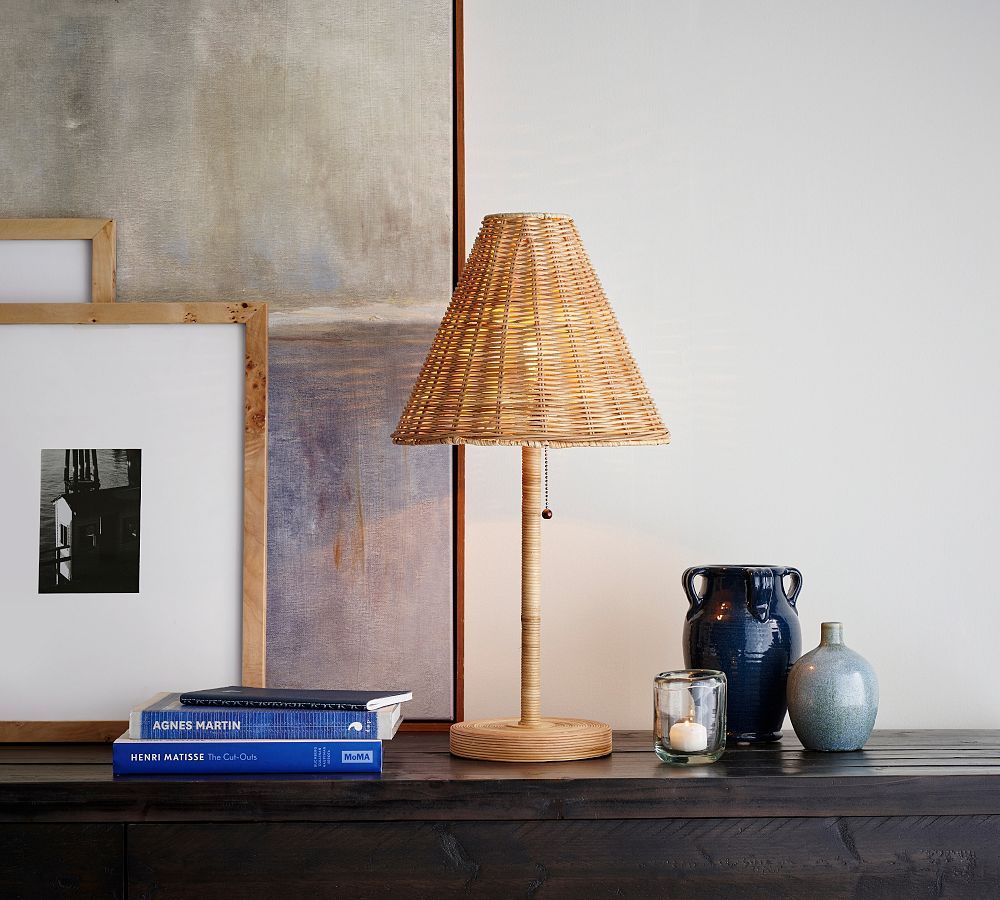 Marion Woven Table Lamp | Pottery Barn (US)