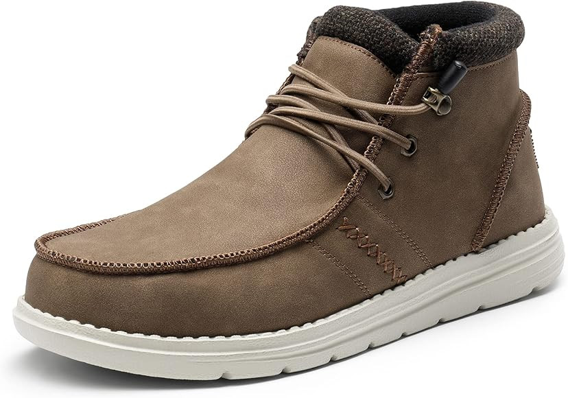 Bruno Marc Men's Casual Slip-on Shoes Warm Loafers for Men Winter Boots | Amazon (US)