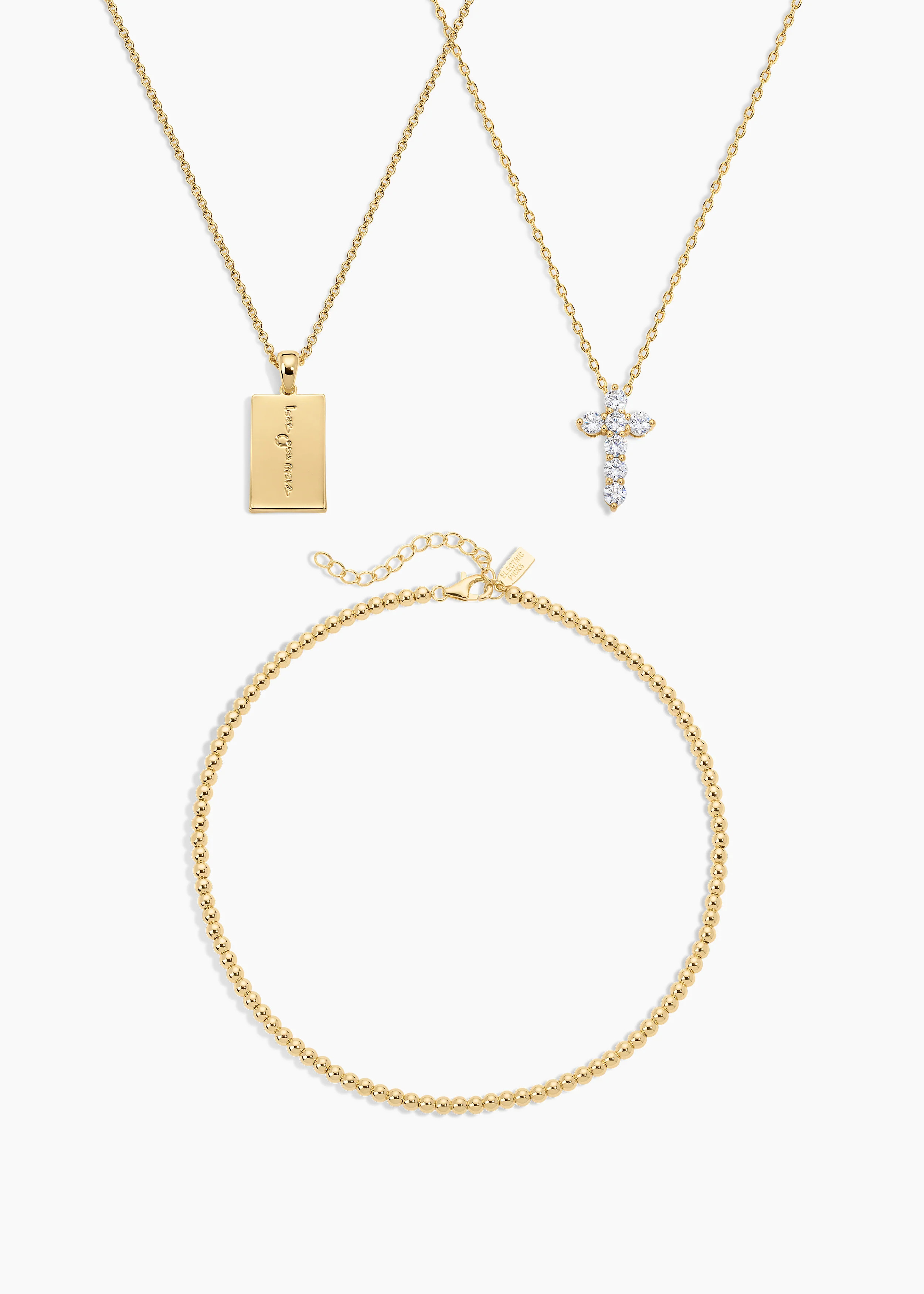 Love You Necklace Set of 3 | Electric Picks Jewelry