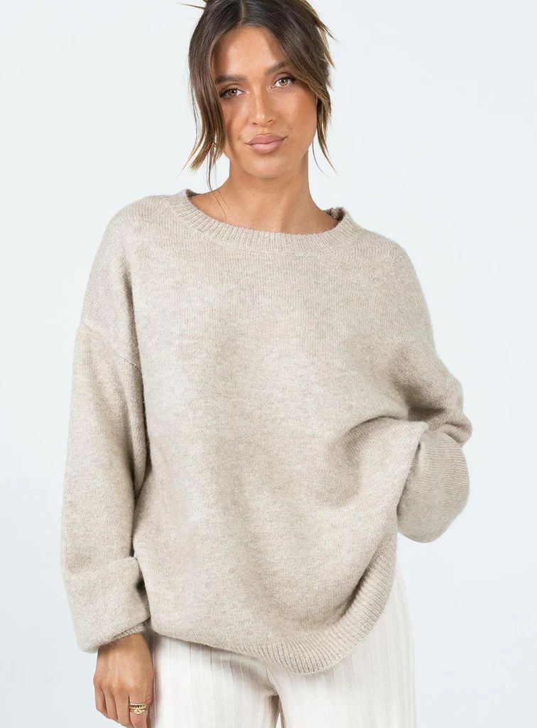 Ryanna Sweater Beige | Princess Polly US