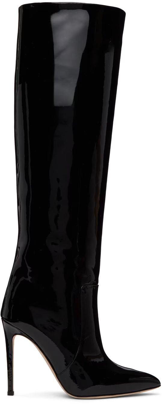 Black Stiletto Tall Boots | SSENSE