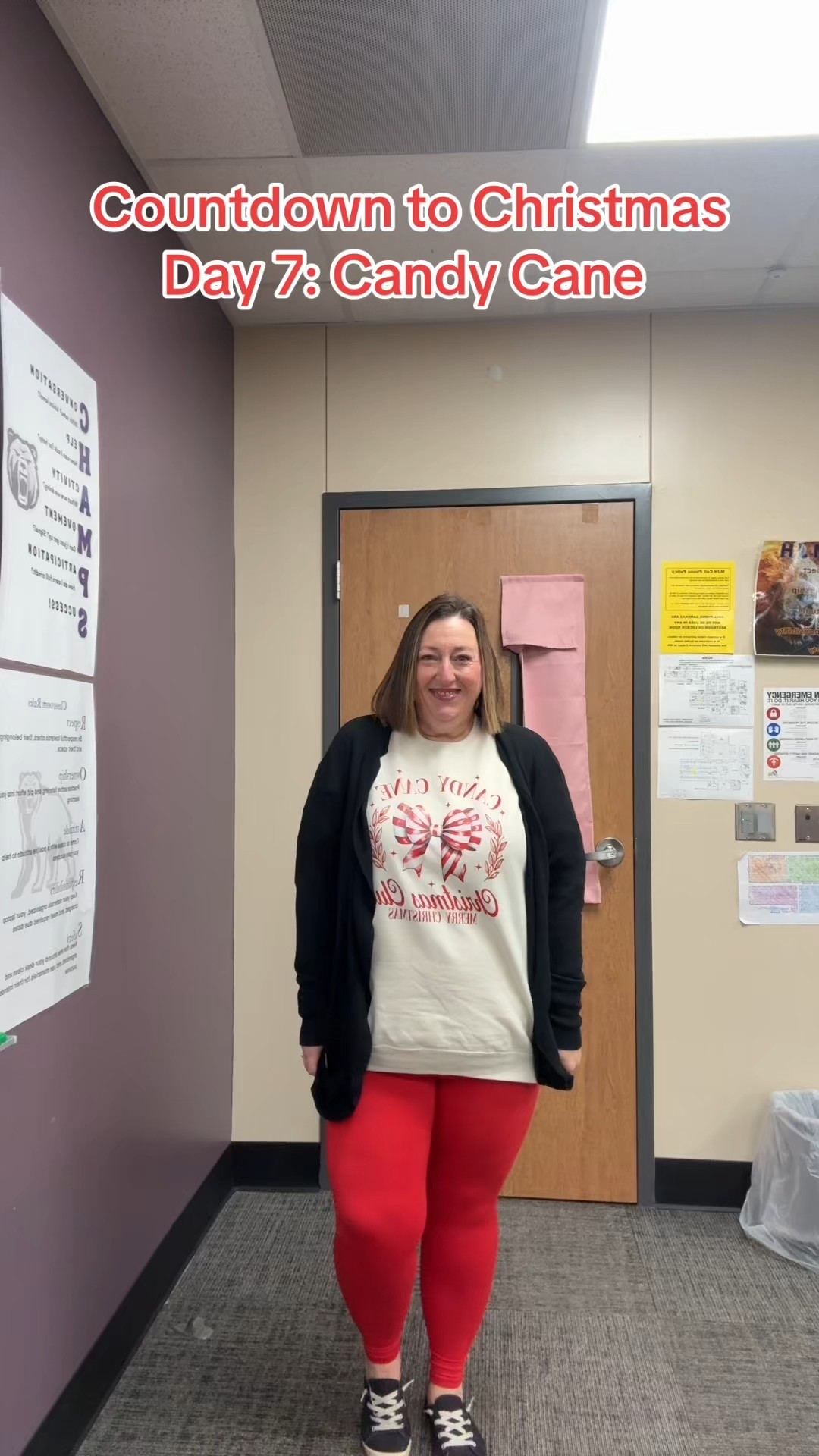 Day 7 of Countdown to Christmas: Candy Cane Day 🍬
Red, white, and slightly chaotic.

#LTKootd #LTKPlusSize #LTKHoliday