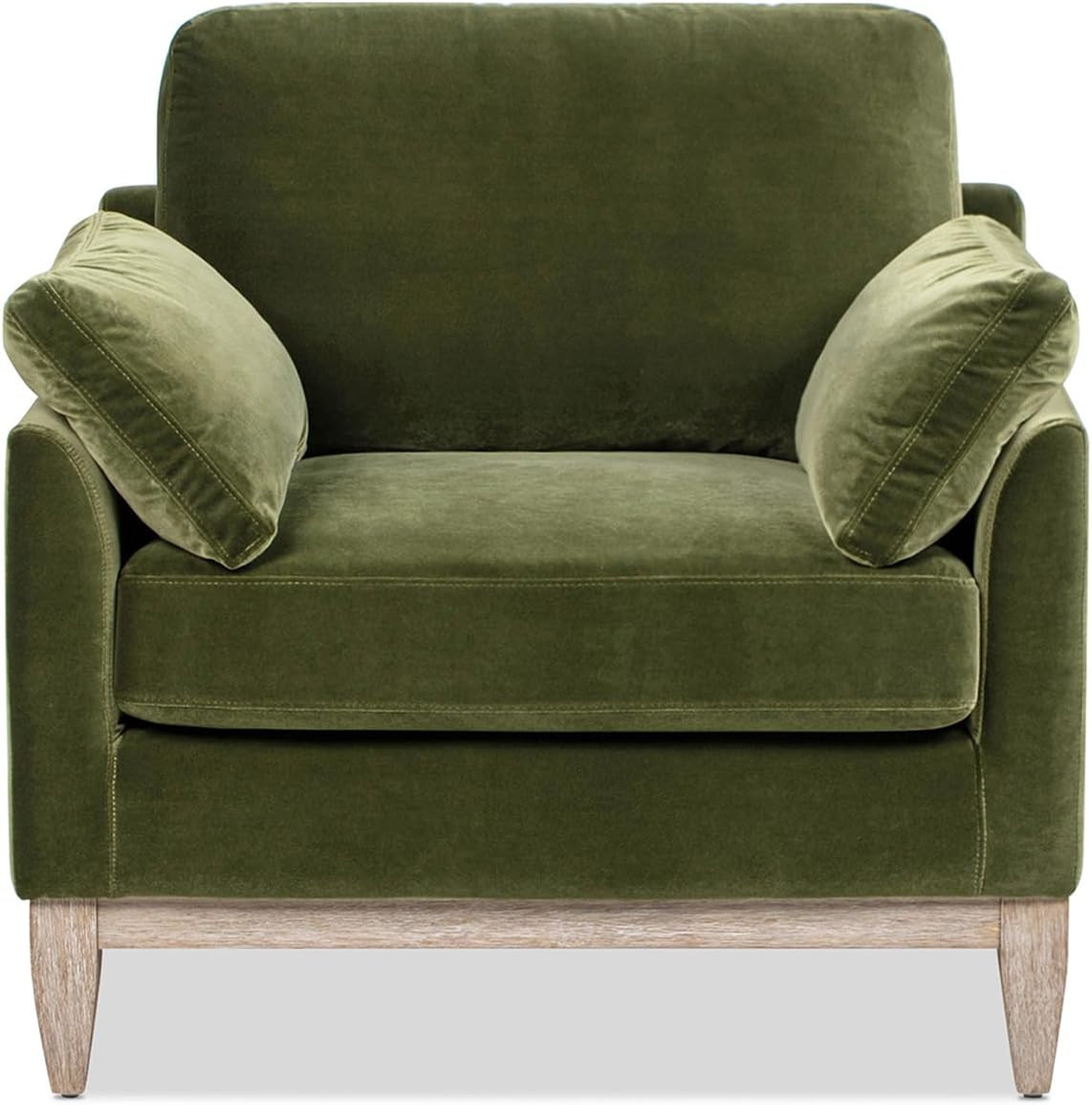 Jennifer Taylor Home Pasadena 36" Wide Modern Farmhouse Accent Arm Chair, Olive Green | Amazon (US)