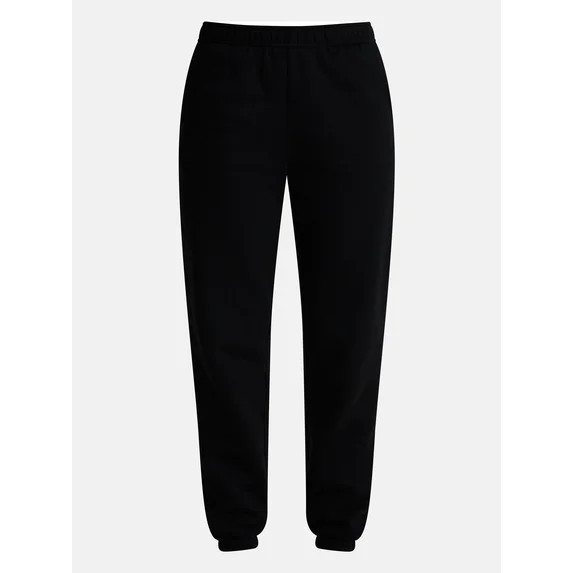 No Boundaries Soft Fleece Joggers, 26.5", 28.5'', 30.5" Inseams, Women's and Women's Plus XXS-4X | Walmart (US)