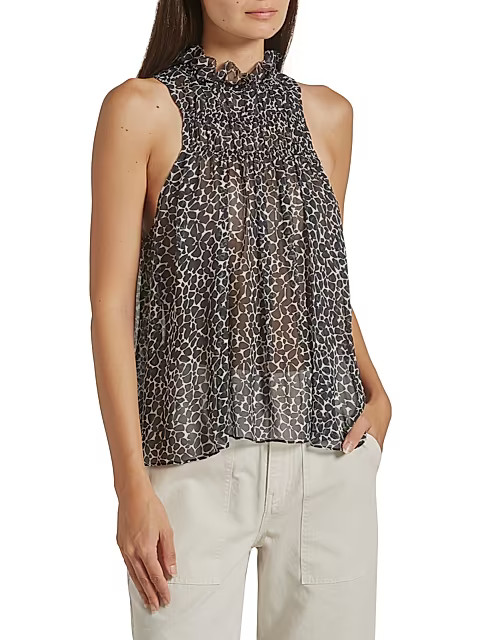 Fern Silk Halter Top | Saks Fifth Avenue