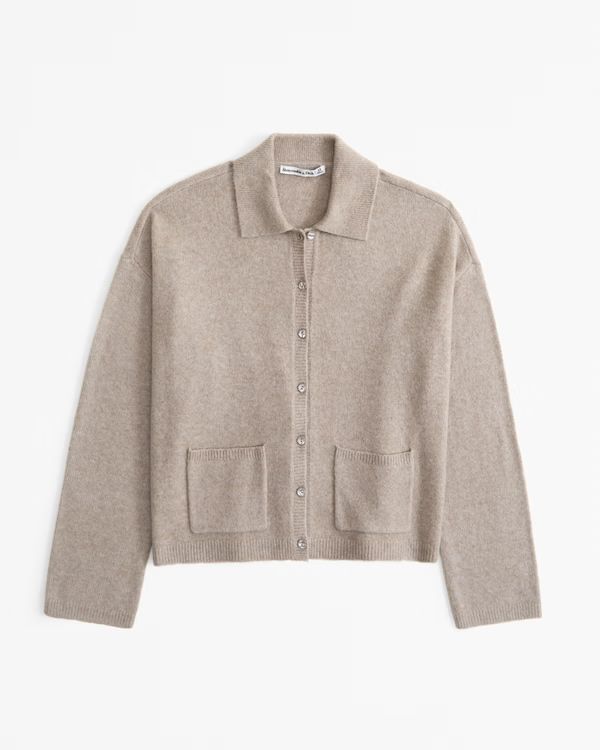 Collared Cardigan | Abercrombie & Fitch (US)