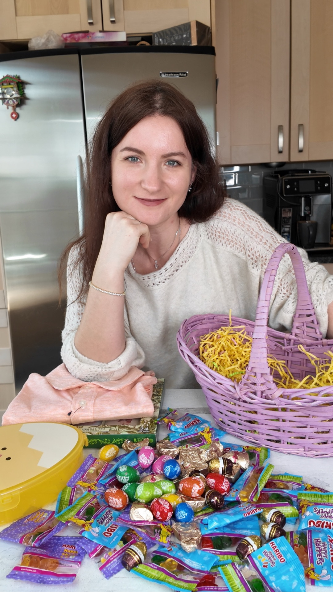 Do grown men still get Easter baskets? Mine does 😅🐣 
Call me extra, but I’m not skipping Easter baskets just because we’re adults 💁‍♀️🐣

This year I filled his with herbal teas, a cute polo, and a snack box full of his favorite chocolates 🍫✨

Simple, thoughtful, and honestly… he loves it every time 💌
(But also… maybe it’s time to grow up? 😂)

#EasterBasket #GiftIdeasForHim #ThoughtfulGifting

#LTKfoodie #LTKSeasonal #LTKMens