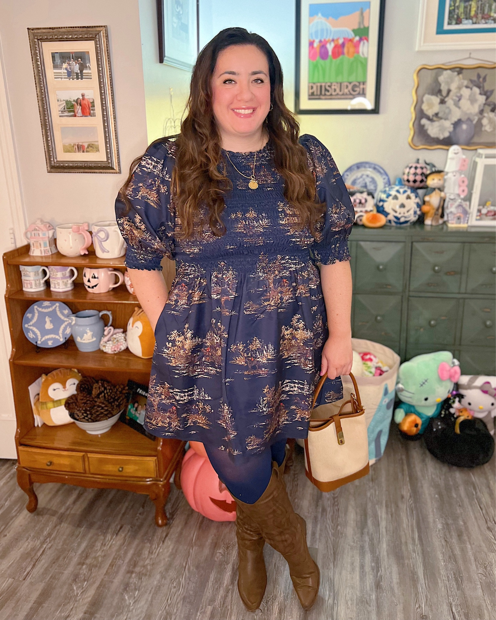 Vivi Equestrian Nap Dress 🐎 

Smocked dress, preppy outfit, wide calf western boots, Amazon find handbag, Amazon boots 

#LTKStyleTip #LTKMidsize #LTKSeasonal
