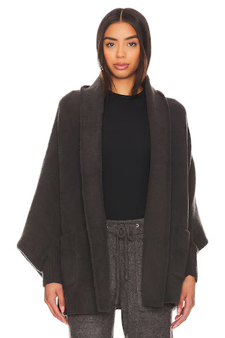 Barefoot Dreams Cozychic Blanket Wrap in Carbon from Revolve.com | Revolve Clothing (Global)