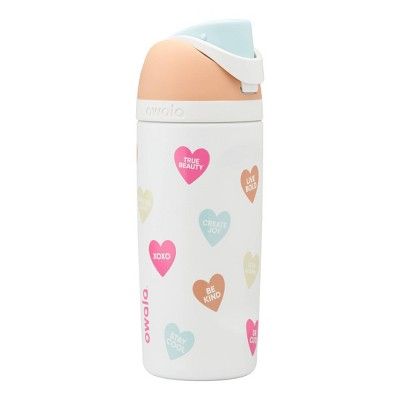 Owala 16oz Kids' Valentine's Day Cutie Stainless Steel FreeSip Water Bottle - White | Target