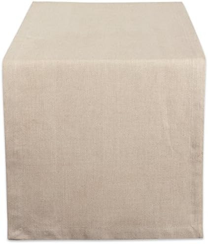 DII CAMZ38725 Natural Solid Chambray, Table Runner 14x72, Chambray Natural | Amazon (US)