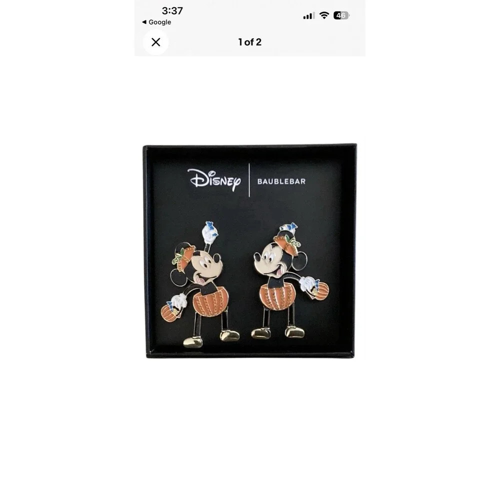 BAUBLEBAR Disney Mickey Mouse Halloween Pumpkin Costume Earrings | Poshmark