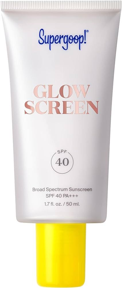 Supergoop! Glowscreen - SPF 40-1.7 fl oz - Glowy Primer + Broad Spectrum Sunscreen - Adds Instant... | Amazon (US)