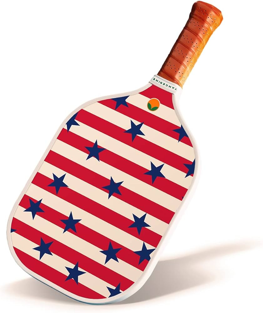 Tangerine Pickleball Paddle - Cool & Unique Designs - Lightweight with Honeycomb Core & Fiberglas... | Amazon (US)