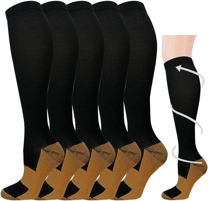 Graduated Medical Compression Socks for Women&Men 20-30mmhg Knee High Socks | Amazon (US)