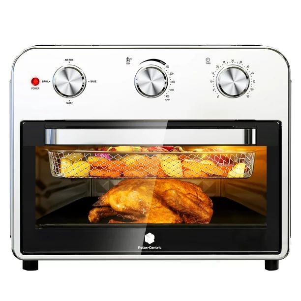 Air Fryer Toaster Oven 22QT Convection Airfryer Countertop Oven, Roast, Bake, Broil, Reheat, Fry ... | Walmart (US)