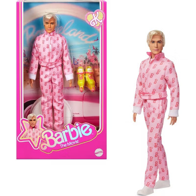 Barbie The Movie Ken Collectible Doll, Ryan Gosling as Ken Wearing Pink Jumpsuit | Target