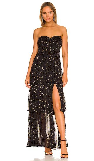 Lovers and Friends Bruna Maxi Dress in Black. - size M (also in S, XS) | Revolve Clothing (Global)