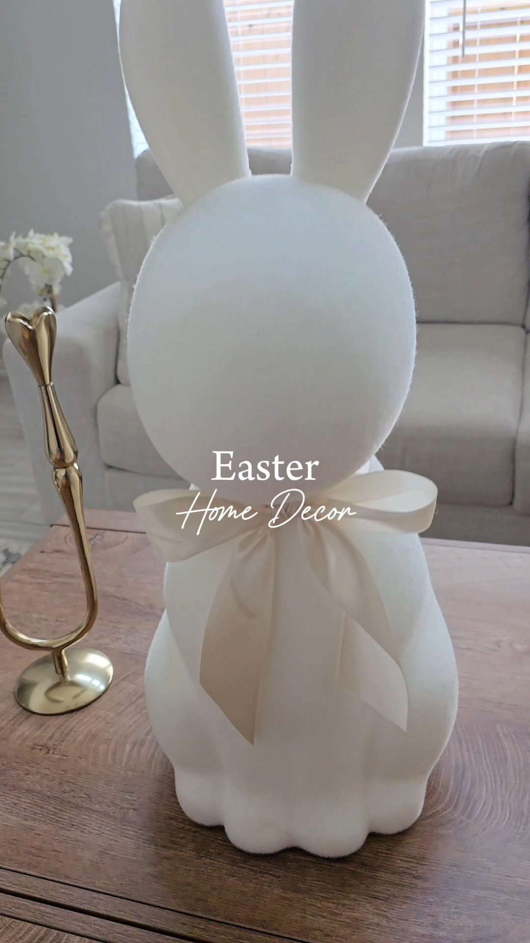 Easter Home Decor Finds from Walmart | Large flocked bunny decor 

#LTKSpringSale #LTKvlog #LTKHome