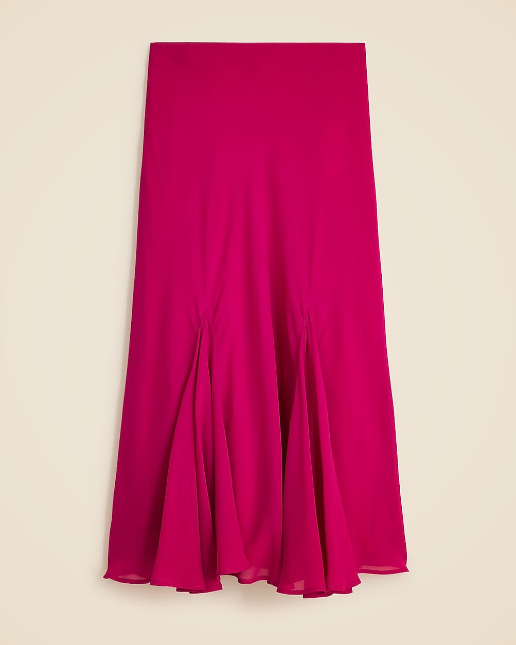 Gwyneth flounce-hem slip skirt in chiffon | J. Crew US