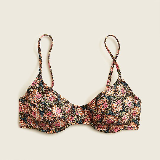 1993 underwire bikini top in Ratti® prism floral | J. Crew US