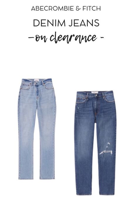 I love Abercrombie jeans! I feel like they compliment your body + the best quality 

#LTKStyleTip #LTKFindsUnder50 #LTKSaleAlert