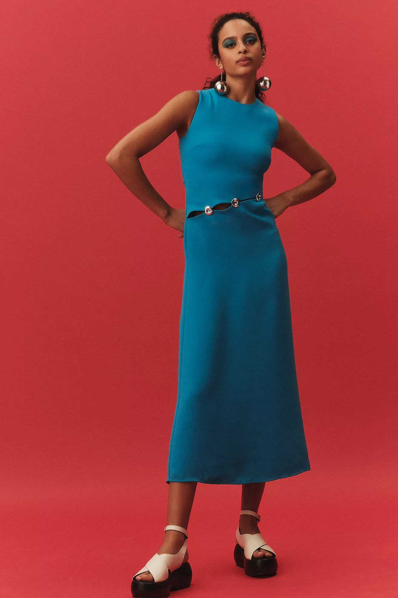 Simon Miller Simm Sleeveless Crepe Dress | Anthropologie (US)