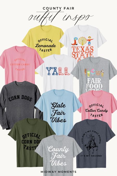 What are you wearing to the Fair this summer!? Be sure to check out my Amazon Merch shop - Midway Moments - for the whole family! 

State Fair Fun: Midway Moments' Texas-Themed T-Shirts on Amazon

Step into the vibrant world of county and state fairs with Midway Moments' exclusive Texas-themed t-shirts! From the iconic Big Tex to mouthwatering corn dogs and nostalgic cotton candy vibes, these tees capture the essence of the Texas State Fair. Perfect for fair enthusiasts and lovers of all things Texan, shop now on Amazon and bring the festive spirit to your wardrobe!

County fair outfit, state fair outfit, rodeo outfit, Texas state fair, state fair of Texas, carnival outfit, county fair birthday, state fair birthday, yall shirt, fair food shirt, lemonade shirt

#LTKFamily #LTKKids #LTKParties