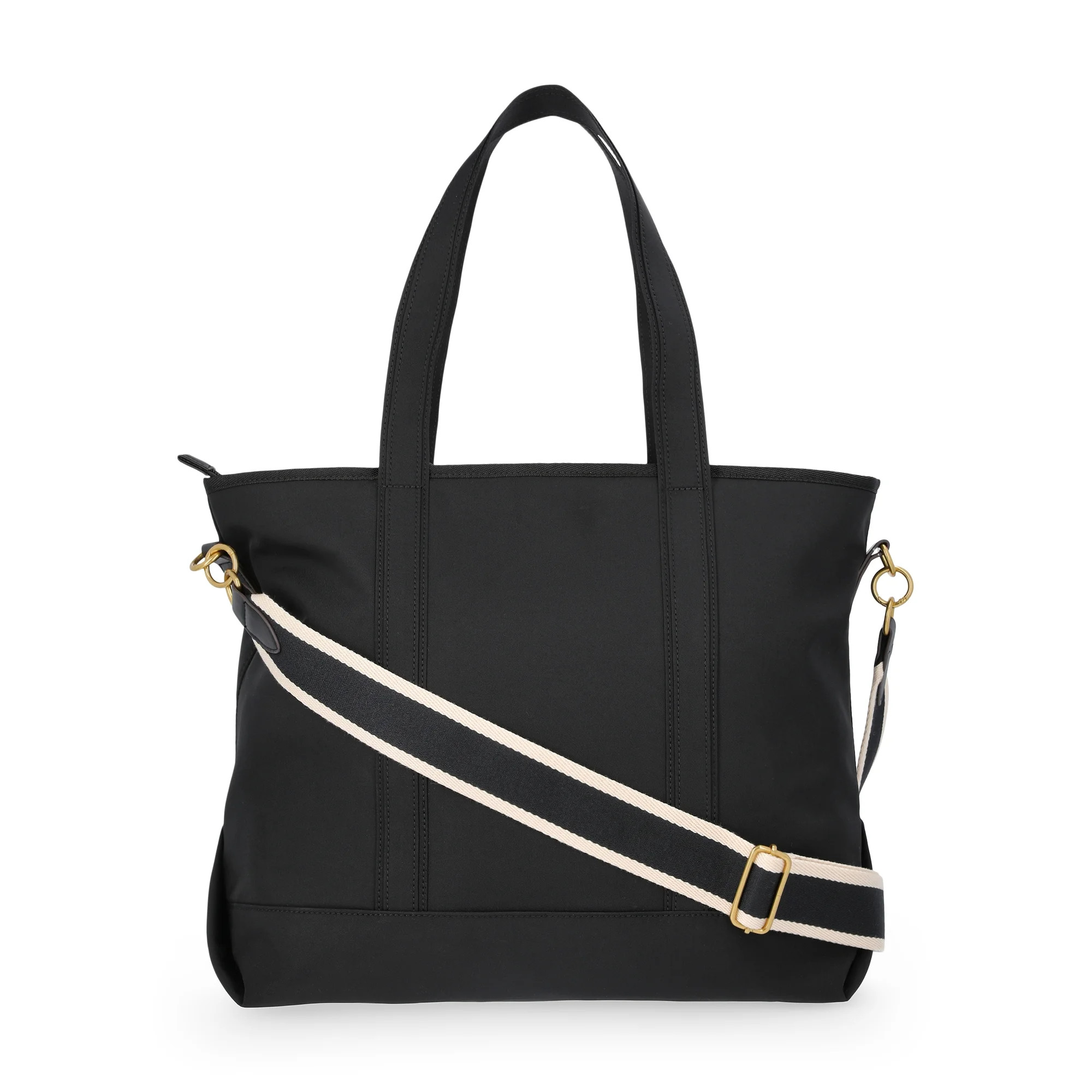 Free Assembly Women's Medium Tote, Black | Walmart (US)