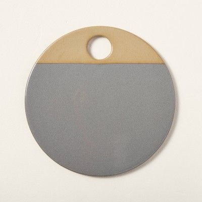 Round Exposed Stoneware Serve Board - Hearth & Hand™ with Magnolia | Target