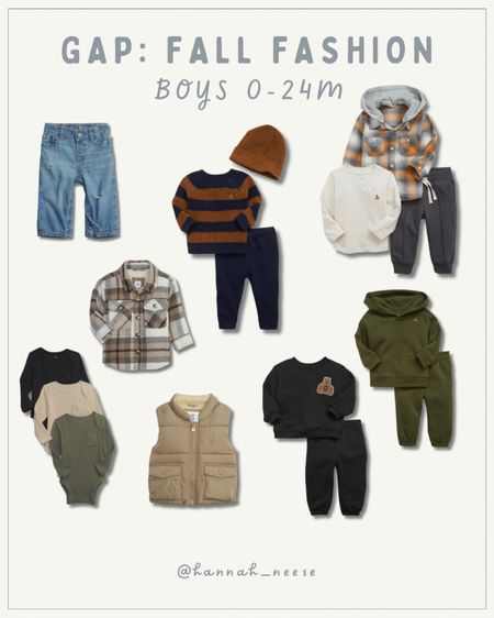 Baby boys and toddler fall fashion / outfit ideas for baby boy and toddlers / gap outfits 

#LTKSeasonal #LTKbaby #LTKkids