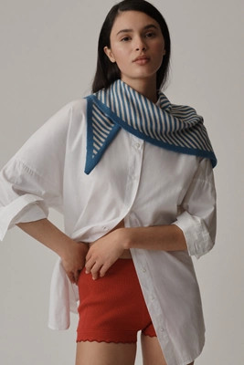 Tartan Blanket Co Stripe Triangle Scarf | Anthropologie (US)