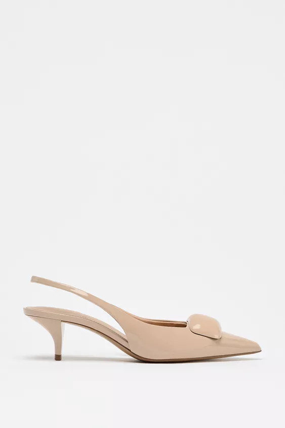 SLINGBACK PIECE HEELS | Zara US
