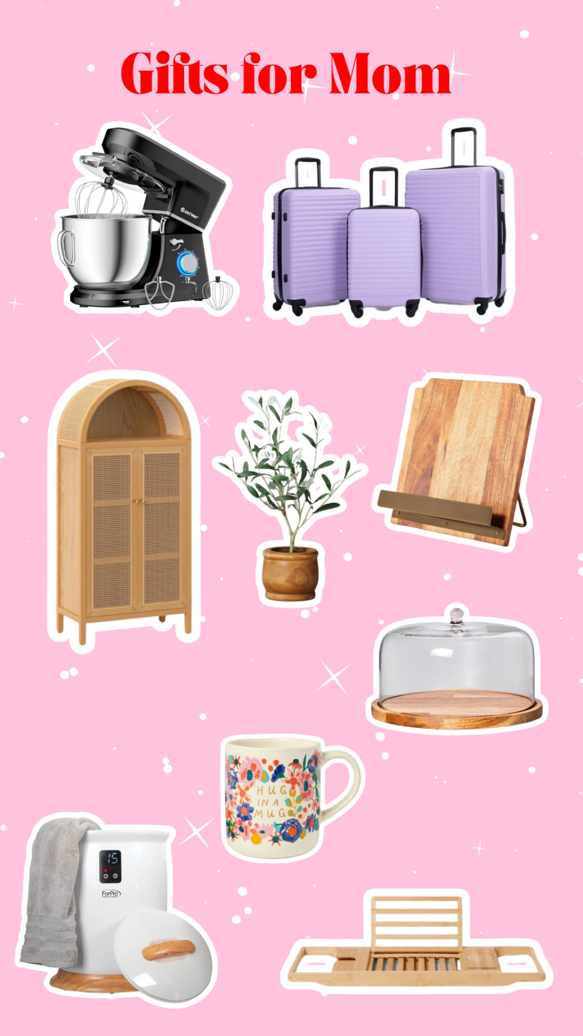 Perfect affordable gift options for all the mamas in your life. 💗 travel, suitcase, faux plant, olive tree, dessert platter, hearth and hand, opalhouse, target, target finds, coffee mug, floral, kitchen, mixer 

#LTKHoliday #LTKGiftGuide #LTKhome