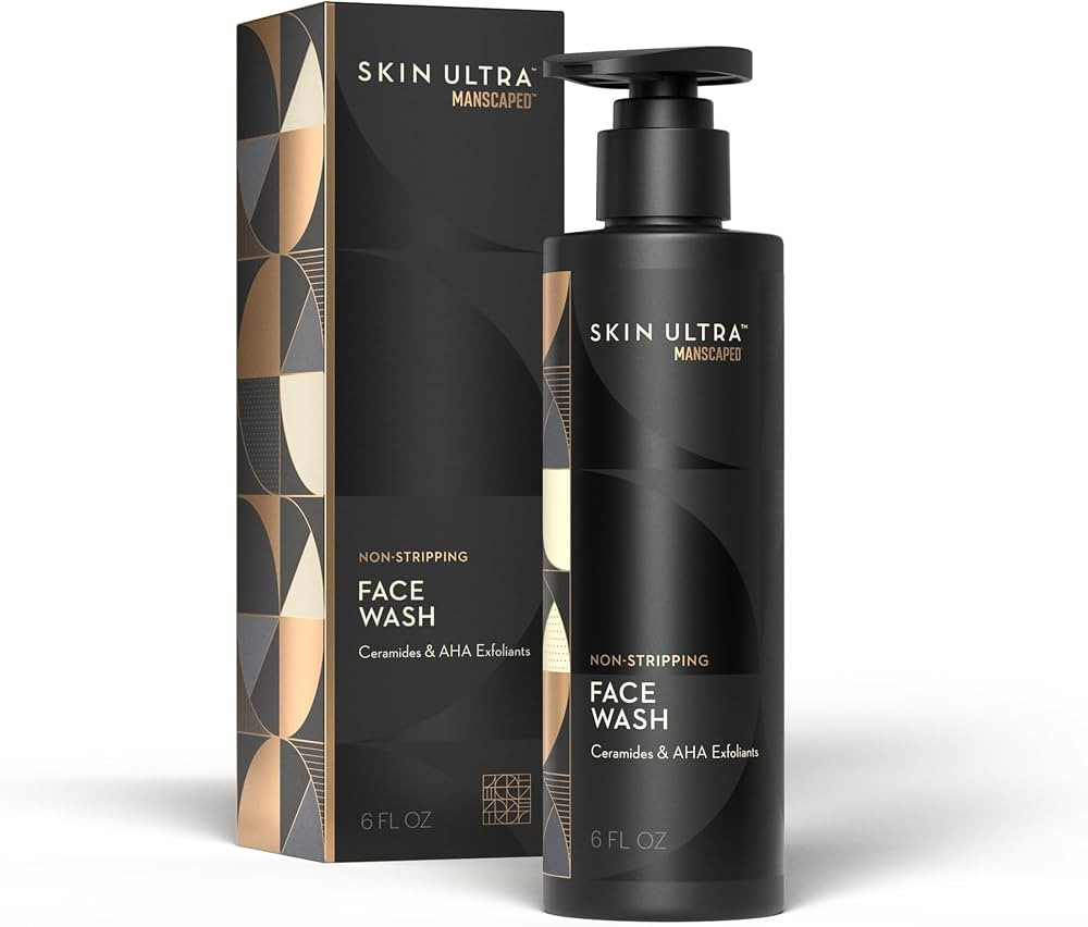 MANSCAPED\u00ae Skin Ultra\u2122 Face Wash - Men's Exfoliating Facial Cleanser Enriched with Cera... | Amazon (US)