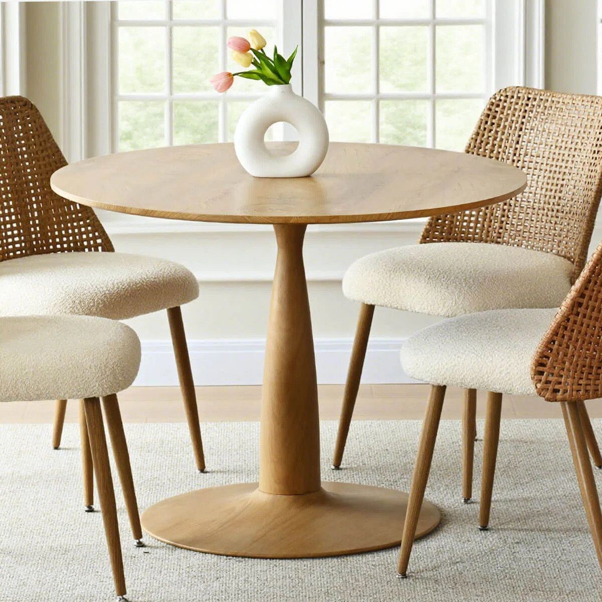 39.5"/34.5" Round Pedestal Dining Table | Wayfair North America