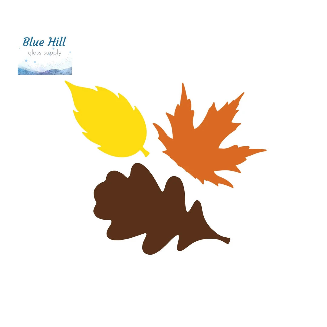 Leaves 3 Pack Fusible Glass Precut 96 COE 90 COE for - Etsy | Etsy (US)