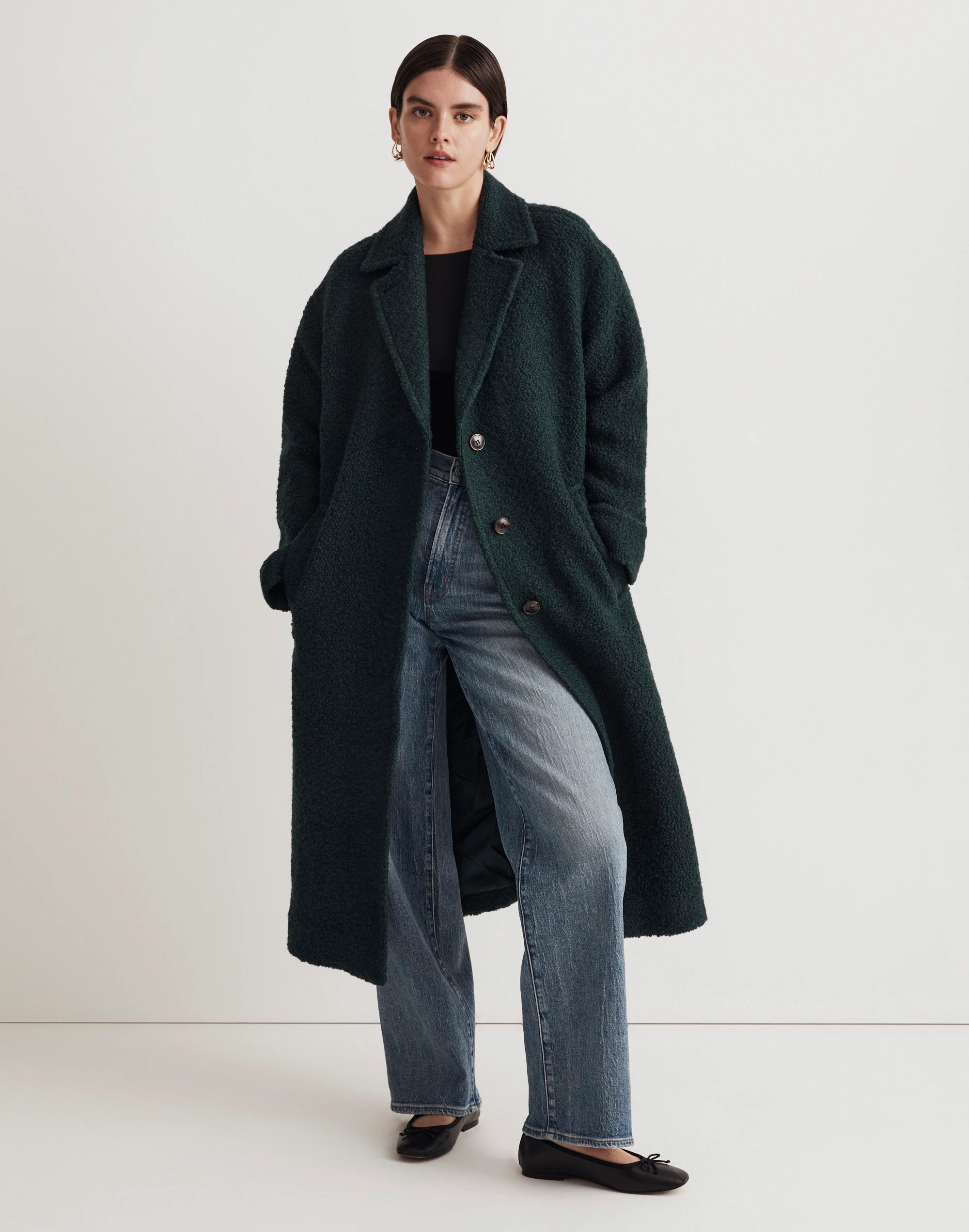 The Alonzo Coat in Bouclé | Madewell