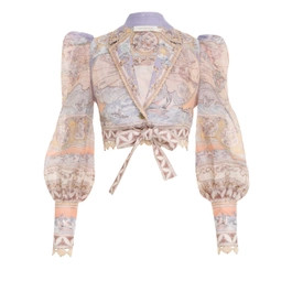 High Tide Cropped Shirt | ZIMMERMANN (APAC)