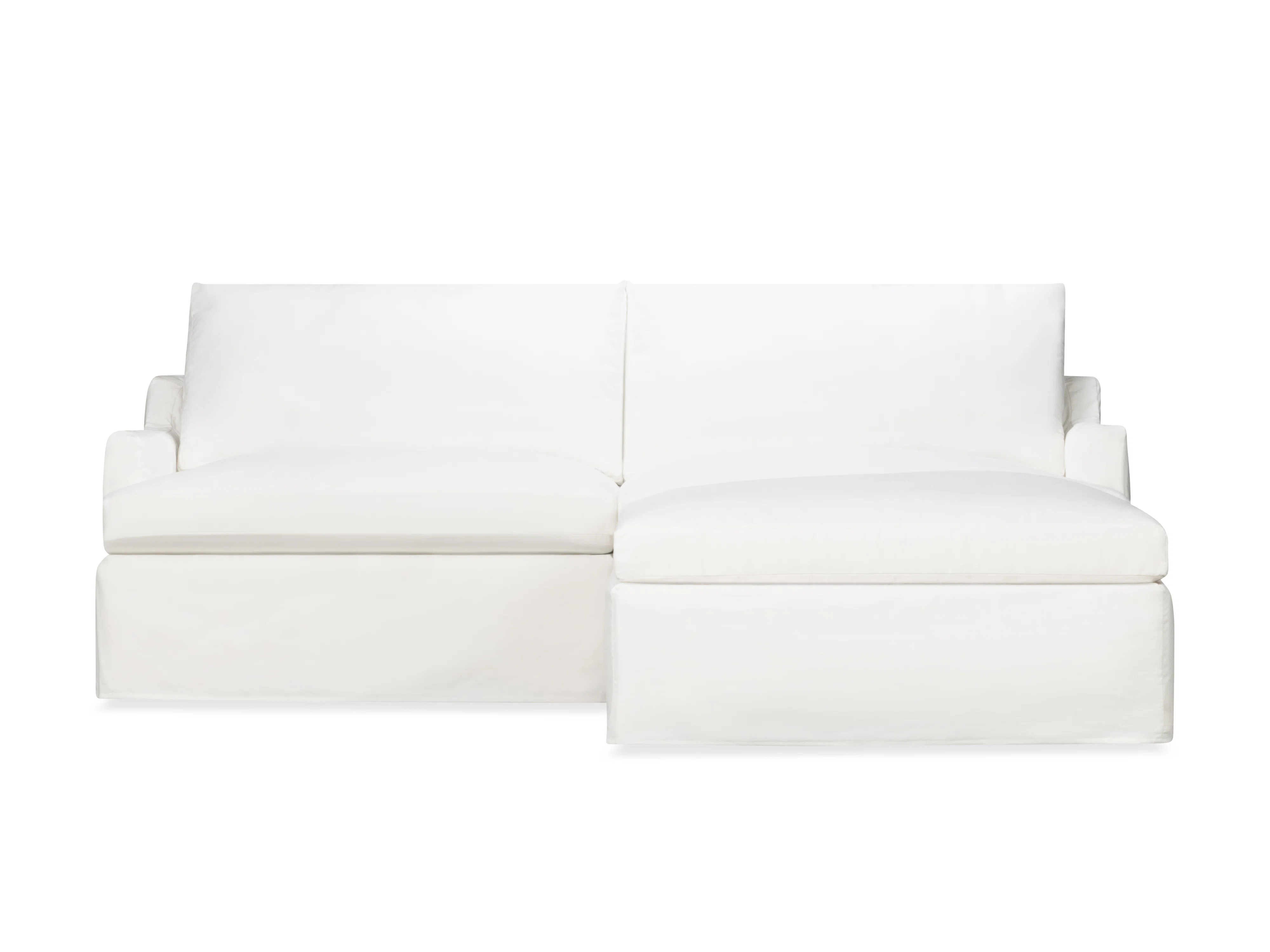 Wrenley 3-Piece Slipcovered Modular Sectional | Birch Lane