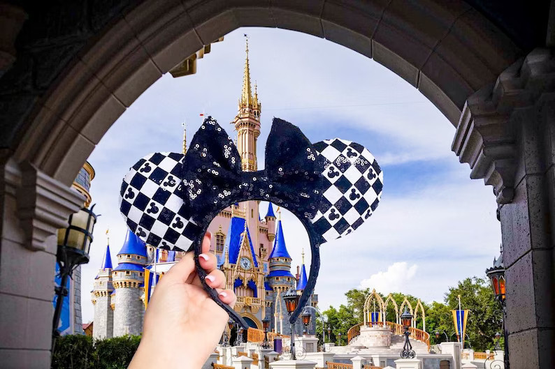 Checkered Mouse Ears | Etsy (US)