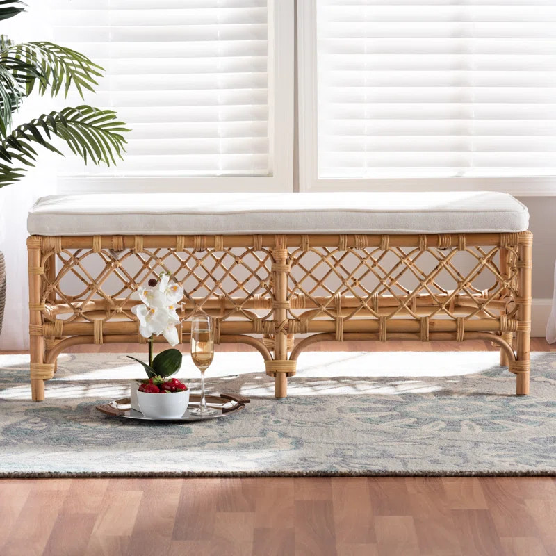 Stotts Wicker Bench | Wayfair North America