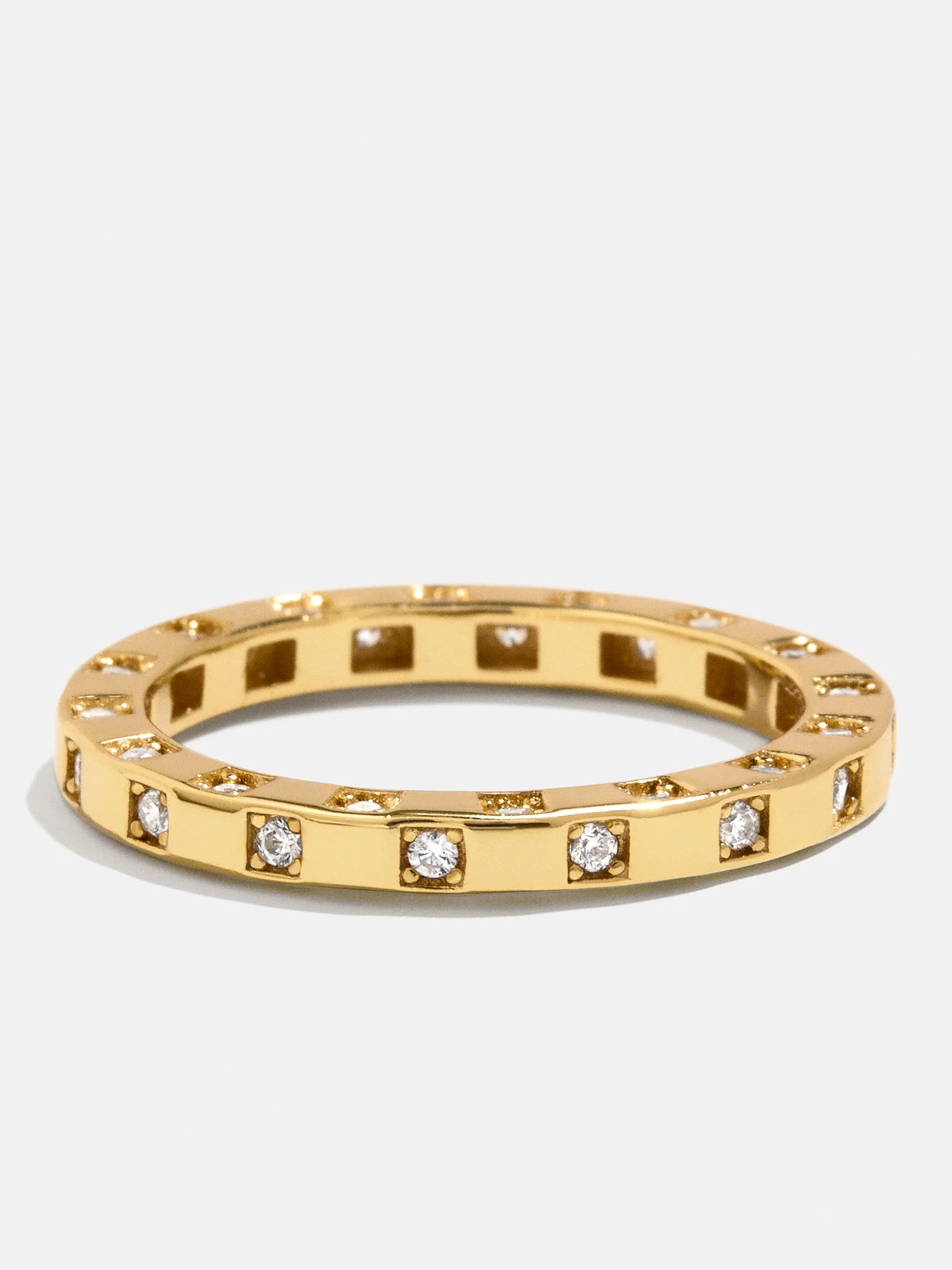 18K Gold Mabel Ring - Gold/Pavé | BaubleBar