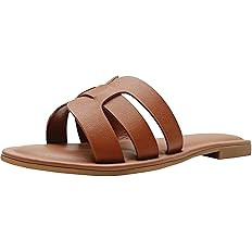 The Drop Women's Monika Flat H-Band Slide Sandal | Amazon (US)